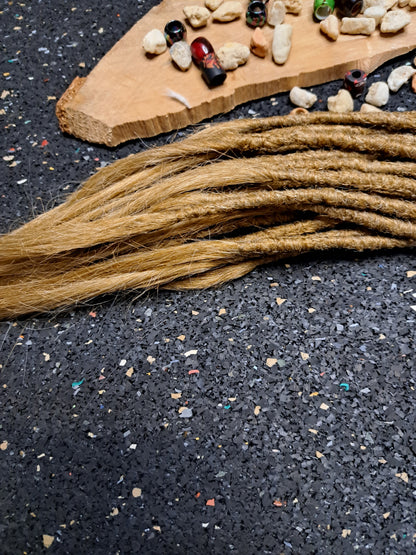 Synthetische Dreads Single Ended 50cm Hellbraun