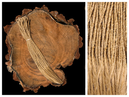 Synthetische Dreads Double Ended 50cm Hellbraun