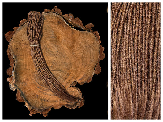 Synthetische Dreads Double Ended 50cm Haselnuss